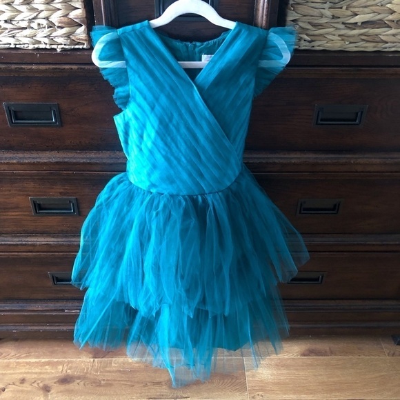 Wonder Nation Green tulle dress in size 7 - Picture 1 of 8